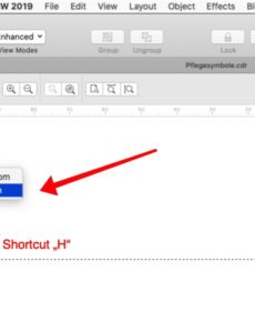 CorelDraw Hand-Tool / Pan-Tool