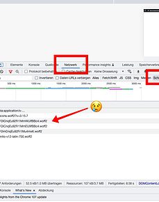 Prüfen, ob Google Fonts in eine Website eingebettet sind