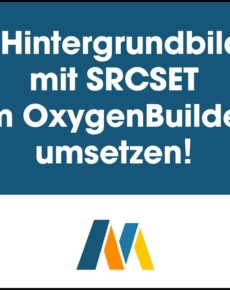 Section Hintergrundbild in Oxygen optimal einstellen