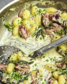 Gnocchi mit Käse-Sahne-Soße