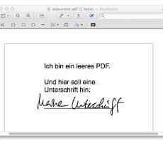 PDFs unterschreiben