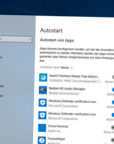 Windows 10: Programme in Autostart hinzufügen und entfernen