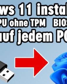 Windows 11 auf startbaren USB-Stick installieren – To Go erstellen mit Rufus