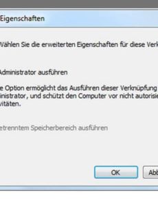 Windows: Programm automatisch als Administrator starten