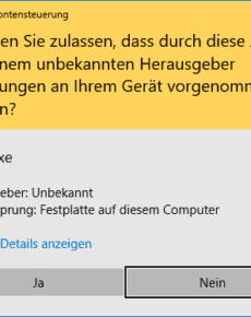 Windows 10: Programme direkt mit Admin-Rechten starten