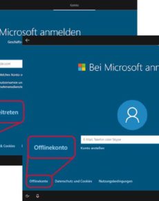 Windows 10 ohne Microsoft-Konto – so gehts