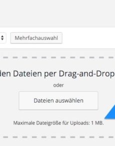 WordPress-Mediathek: Upload-Limit erhöhen