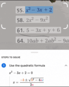 Matheaufgaben lösen mit Google Lens